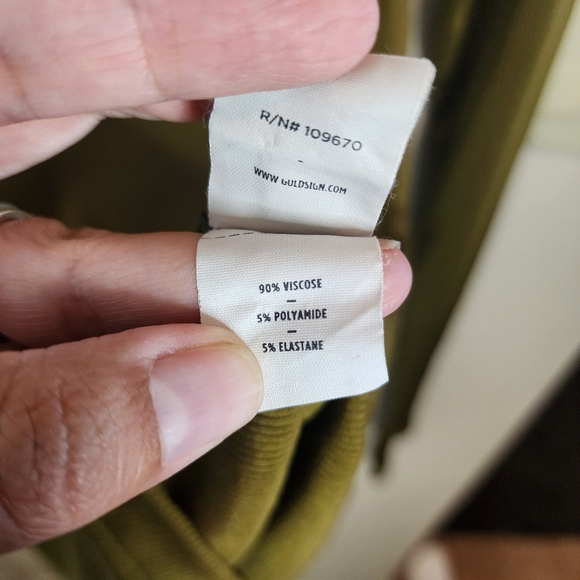 Goldsign The Rib Turtleneck | Copper Rust | Size Small - Picture 7 of 7